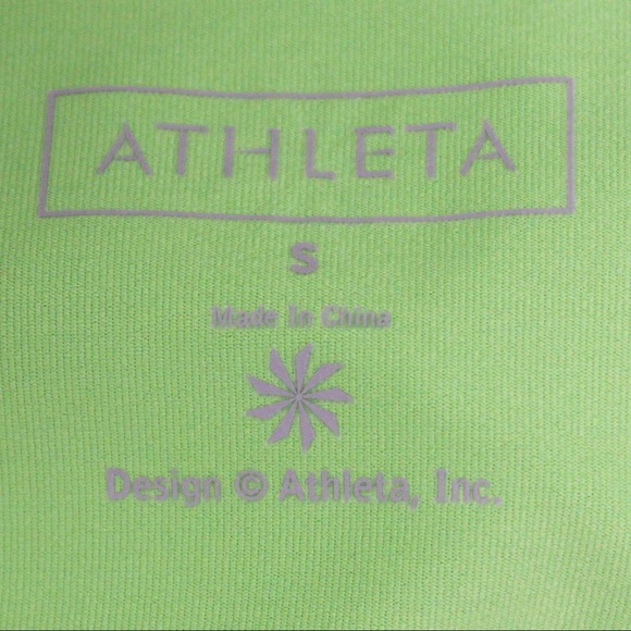 EUC Athleta Green Blue Long Sleeve Front Pocket - Picture 5 of 6